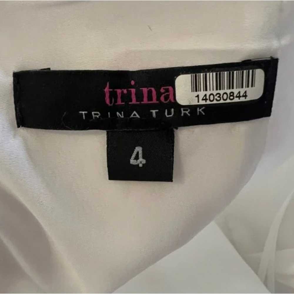 (4) Trina Turk Manti Dress White NWOT Size 4 $298… - image 9