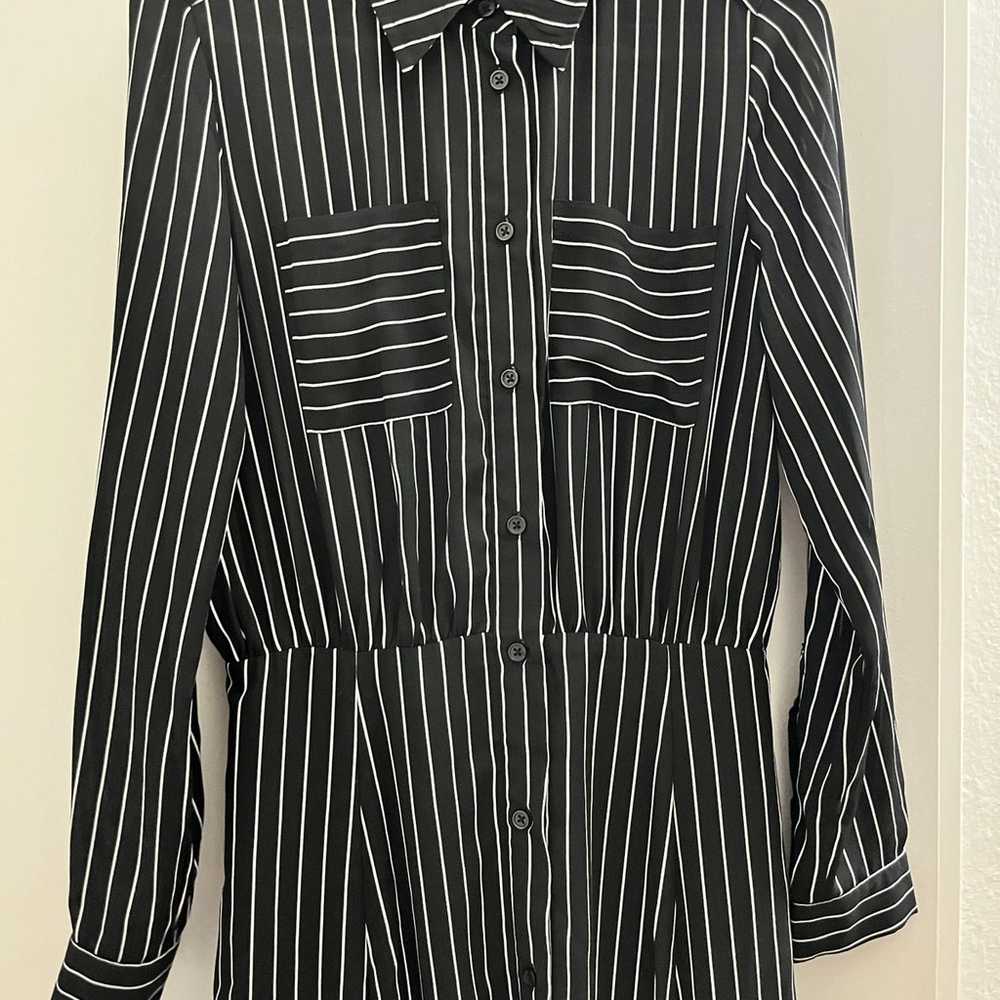 Who what wear striped long sleeve modest dress - image 1