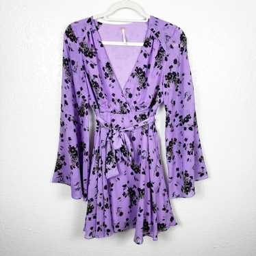 Free People Wisteria Lavender Floral Lilou Mini Lo