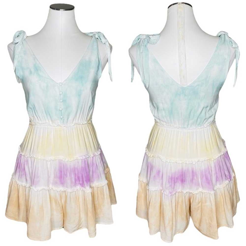 Storia Tie Dye Tiered Romper - image 11