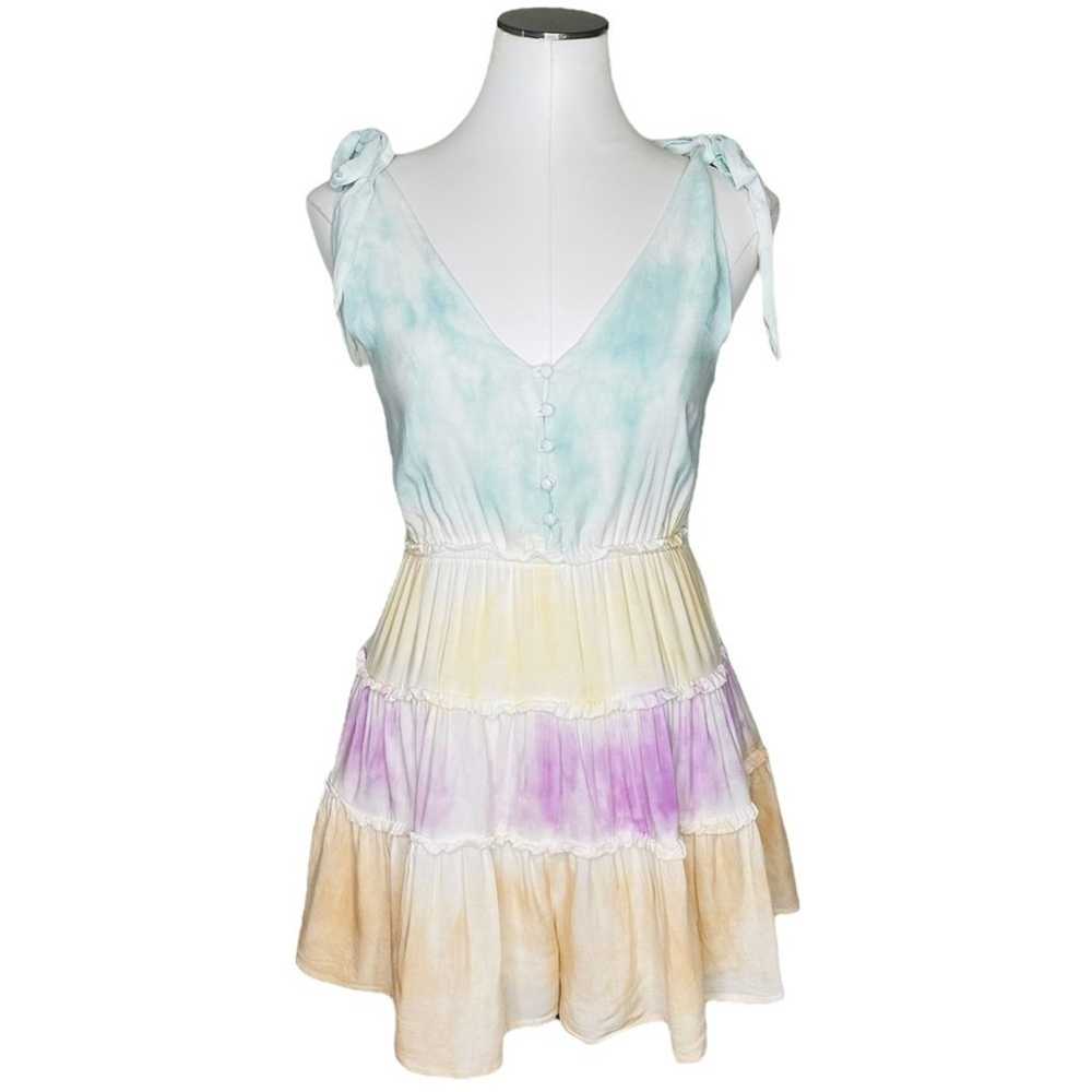 Storia Tie Dye Tiered Romper - image 3