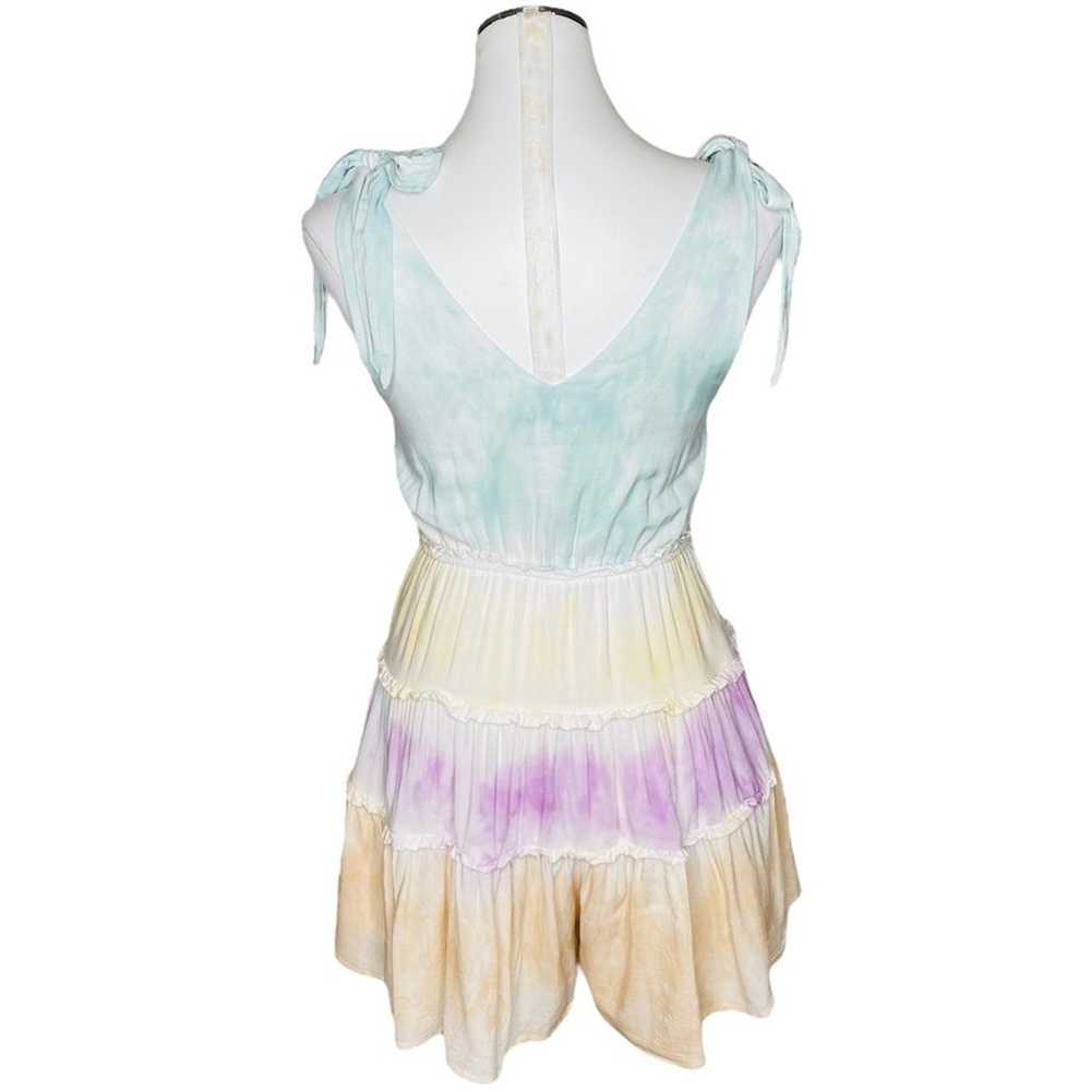 Storia Tie Dye Tiered Romper - image 4