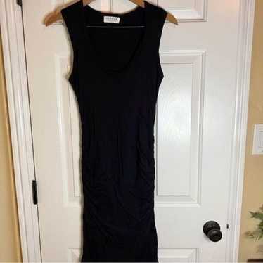 Velvet Little Black Dress, Size M. Very Flatterin… - image 1