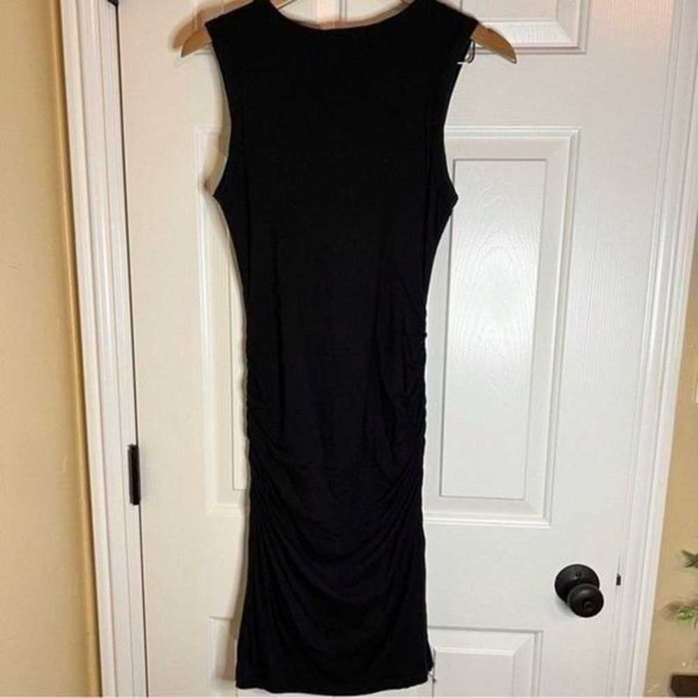 Velvet Little Black Dress, Size M. Very Flatterin… - image 5