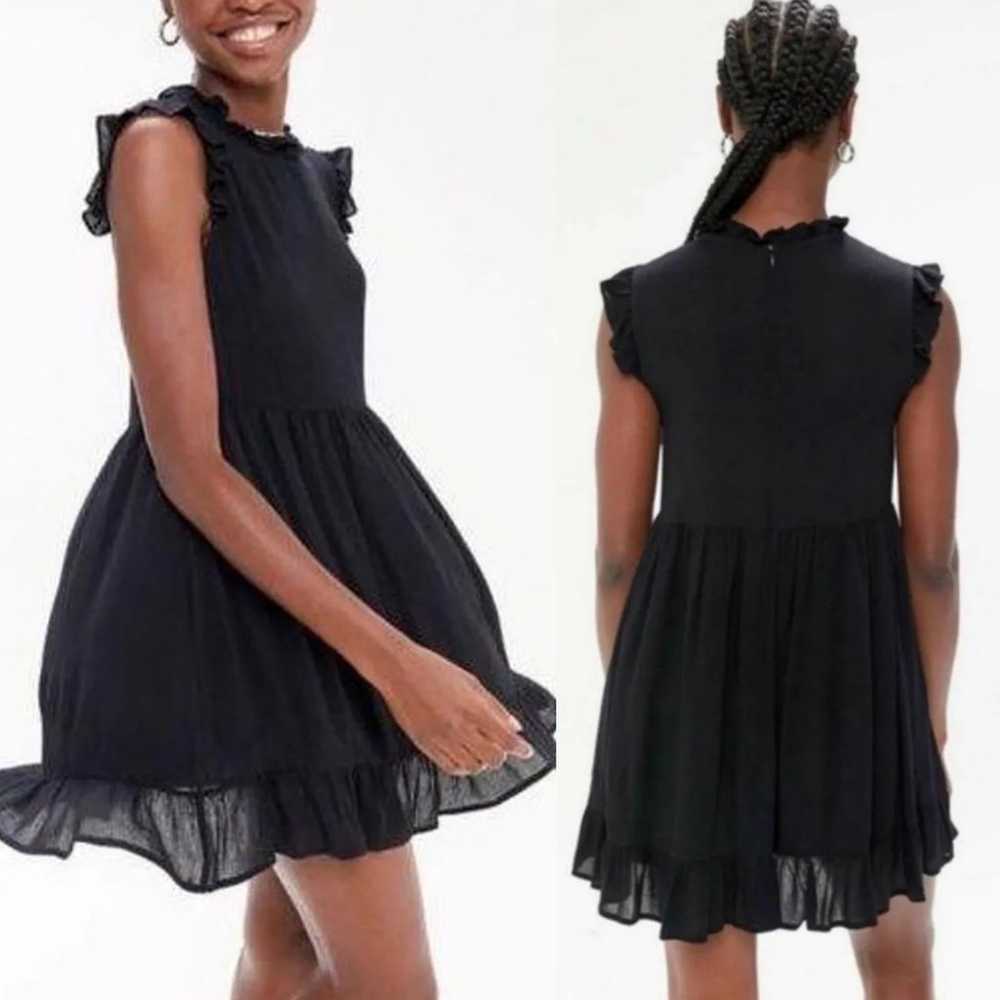 Urban Outfitters Gabby Mini Dress Sleeveless Ruff… - image 1