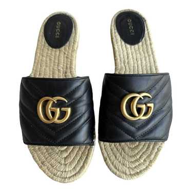 Gucci Double G leather mules - image 1