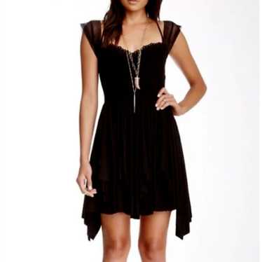 Revolve Free People Miss Mini Dress Black Small La