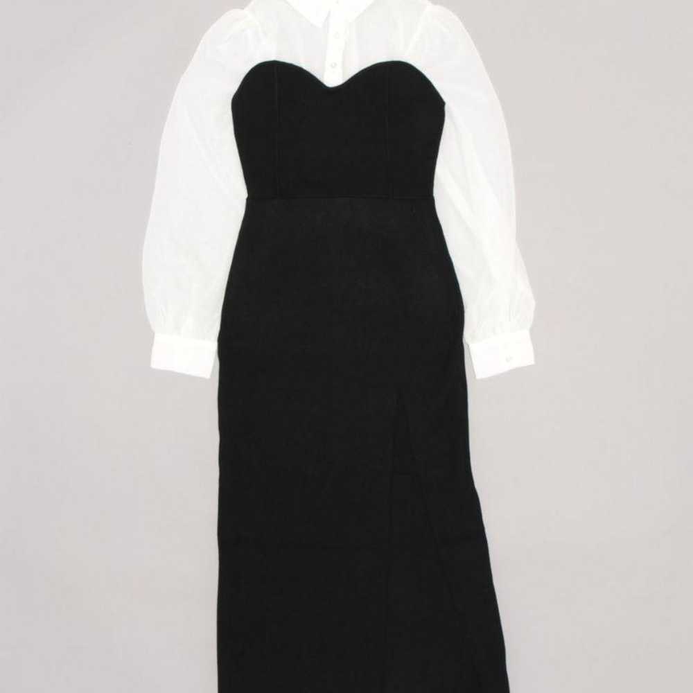 ② RIZAP Sexy Shirt Docking Knit Dress Black M - image 1