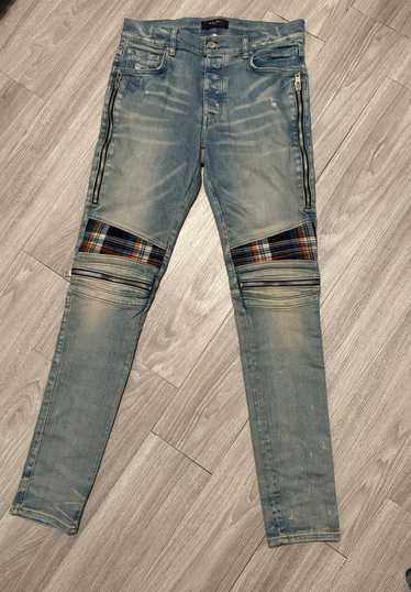 Amiri Amiri plaid mx2 jeans