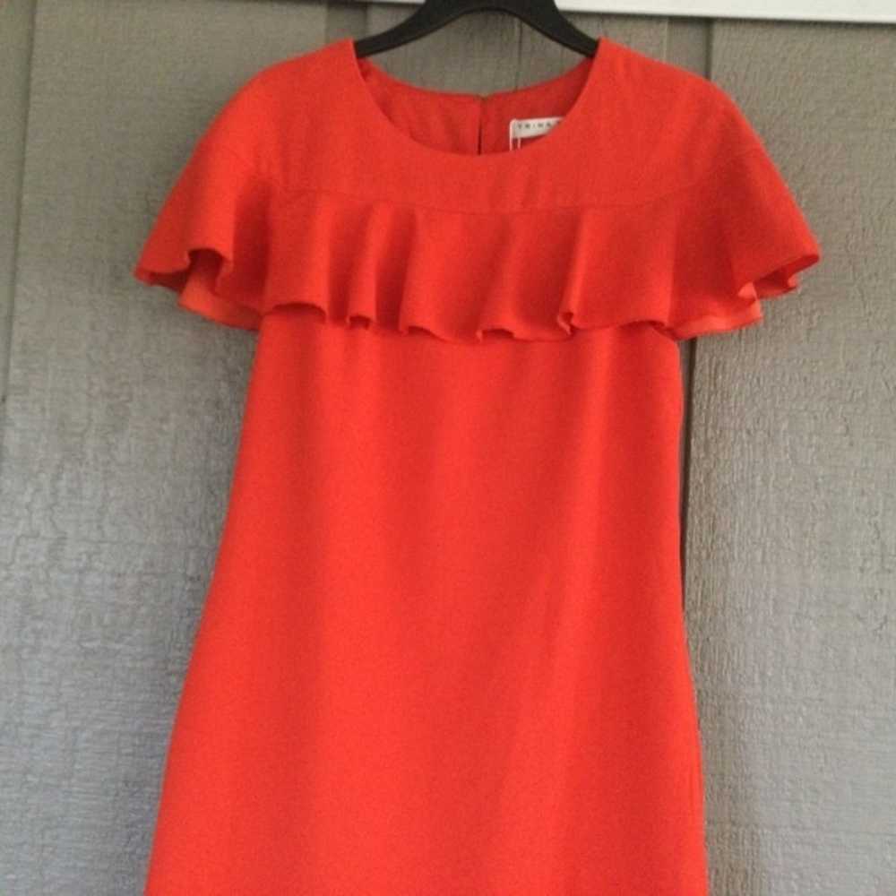 Trina Turk Charleston Ruffle Dress Size 8 - image 2