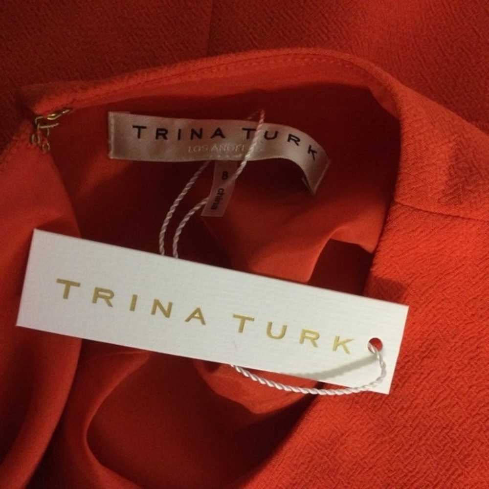 Trina Turk Charleston Ruffle Dress Size 8 - image 7