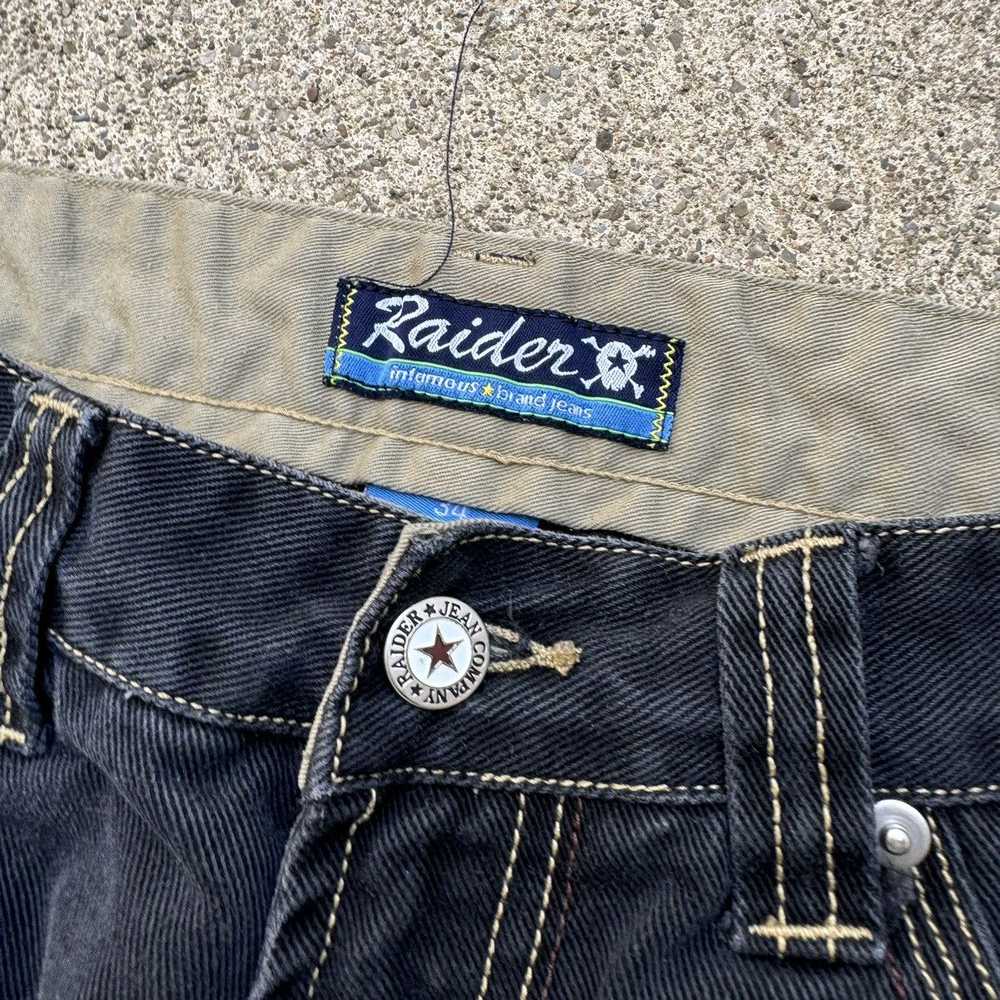 Jnco × Streetwear × Vintage VINTAGE Y2K RAIDER JE… - image 8