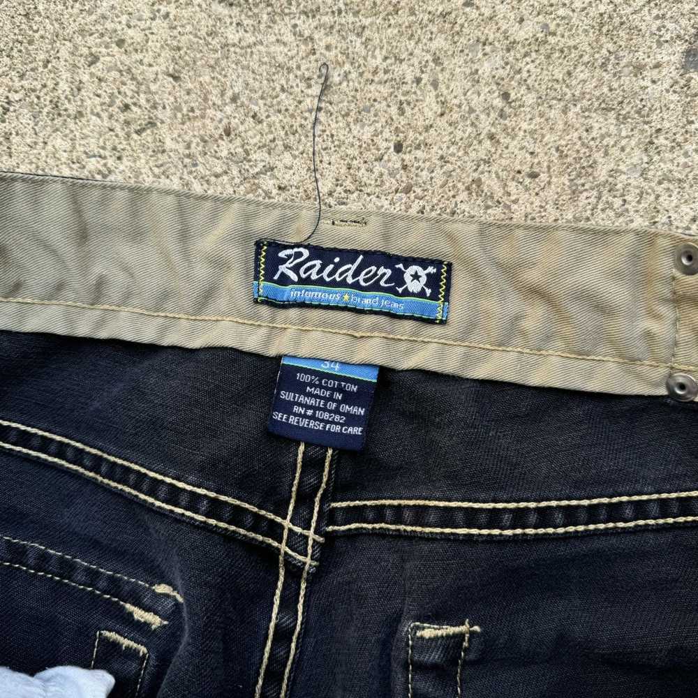 Jnco × Streetwear × Vintage VINTAGE Y2K RAIDER JE… - image 9