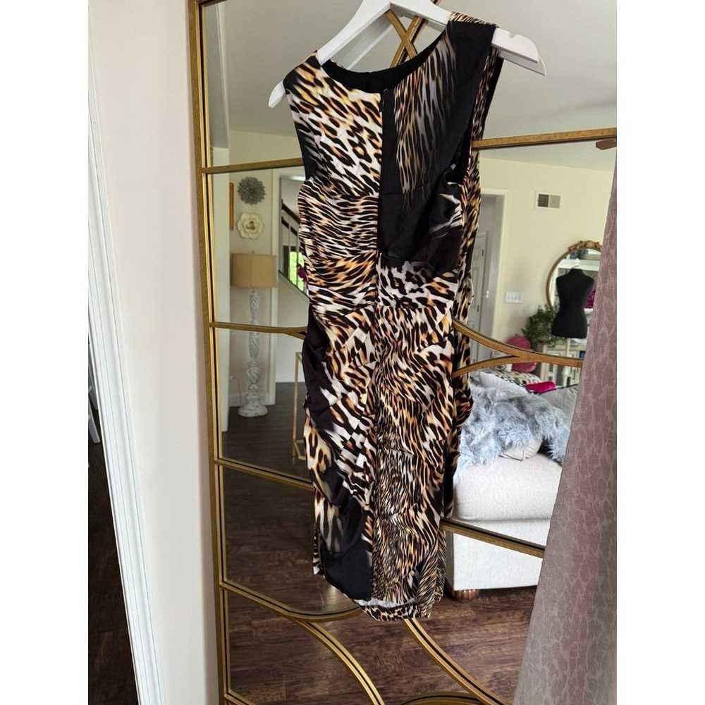 Nicole Miller animal print dress size 6 - image 3