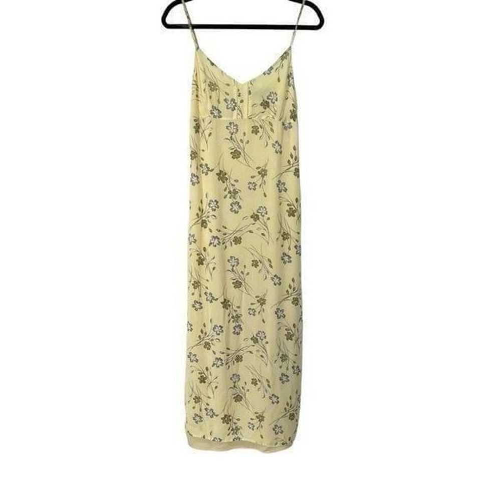 90’s American Eagle Yellow Ditzy Floral Spaghetti… - image 1