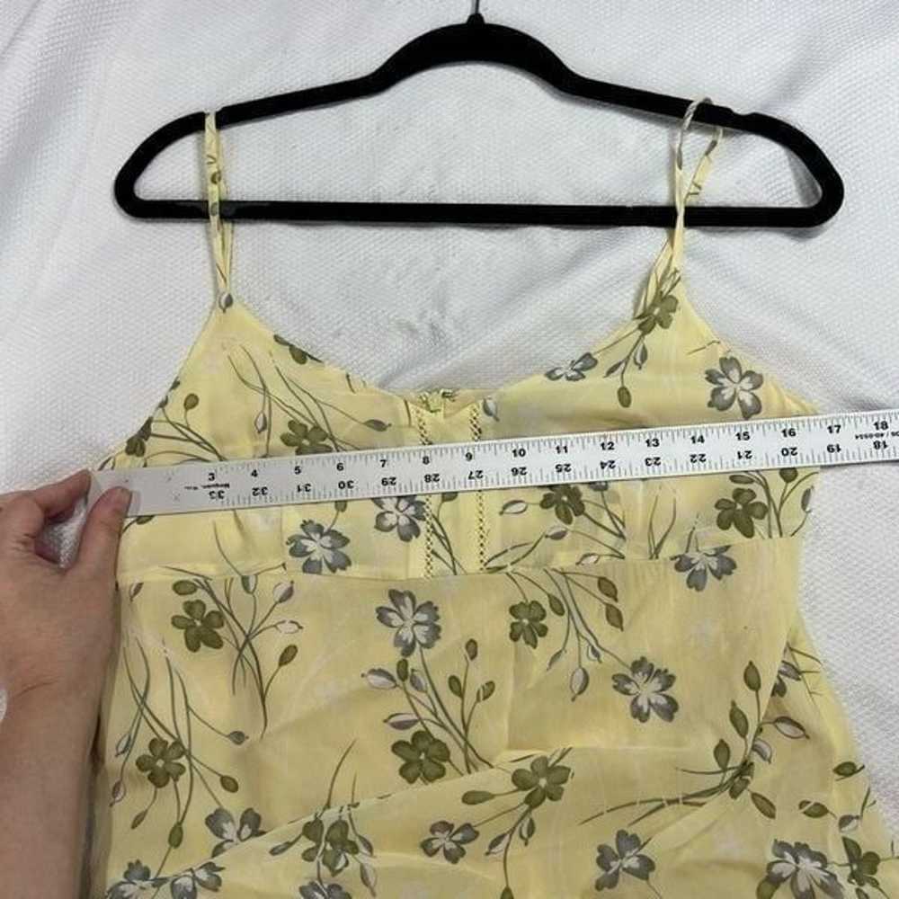 90’s American Eagle Yellow Ditzy Floral Spaghetti… - image 5