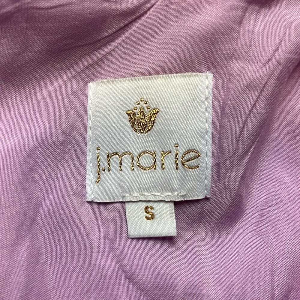 J. Marie embroidered floral dress sz S - image 2