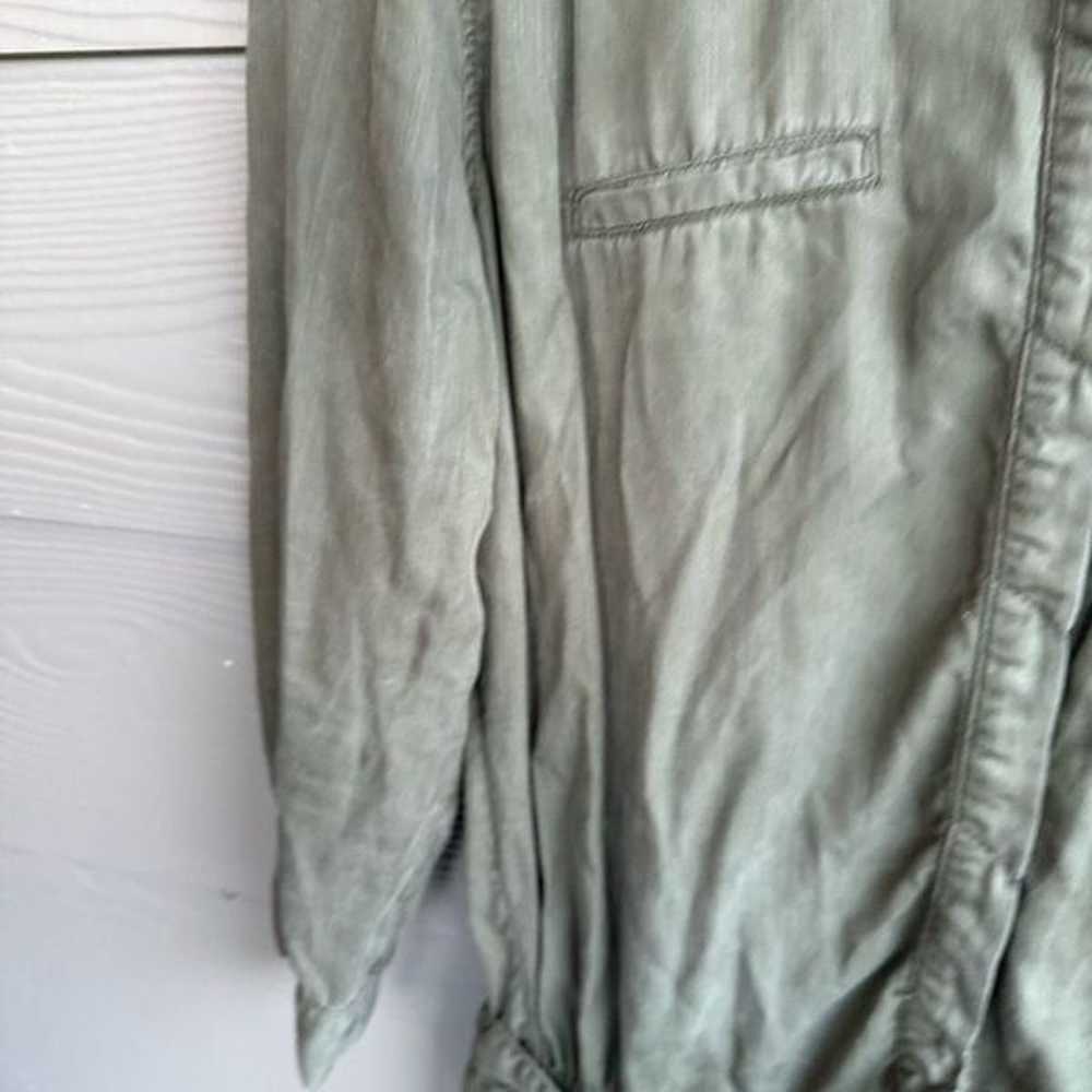 Etienne Marcel Denim Military Green Long Sleeve U… - image 4