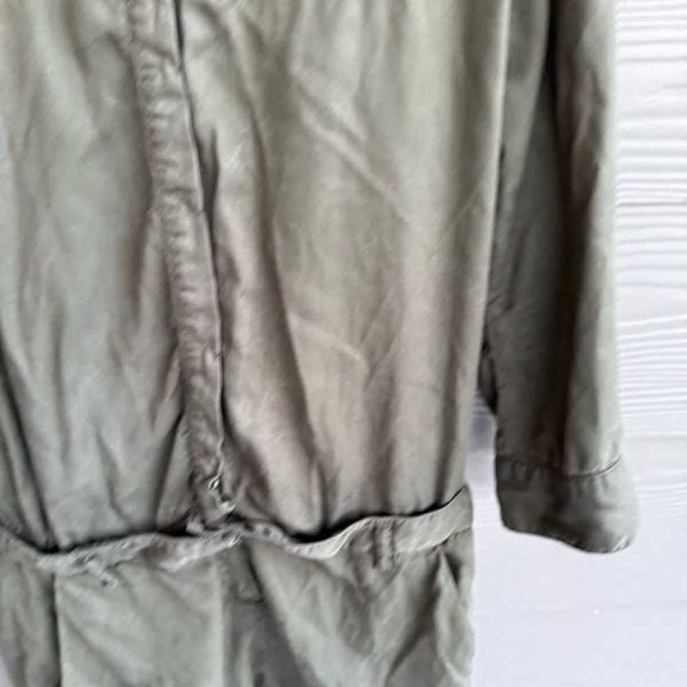 Etienne Marcel Denim Military Green Long Sleeve U… - image 5