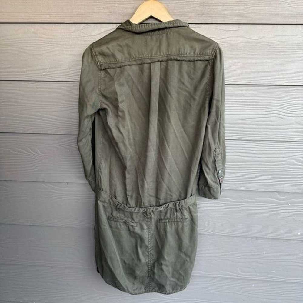 Etienne Marcel Denim Military Green Long Sleeve U… - image 7