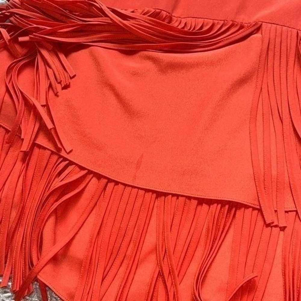 Amazing Vince Camuto Women's Orange Tiered Fringe… - image 11