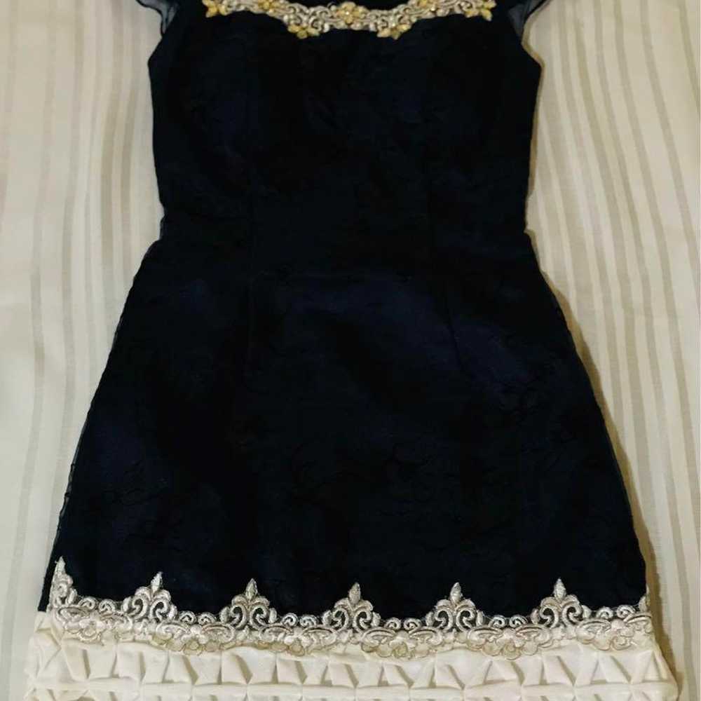 ROBE de FLEURS M Dress Navy fm891 - image 1