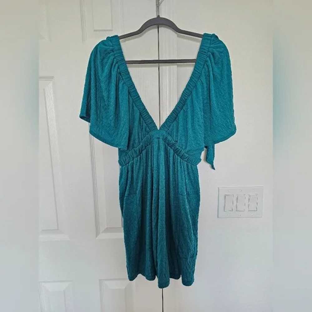 NWOT FP La La Romper-Teal- Large - image 4