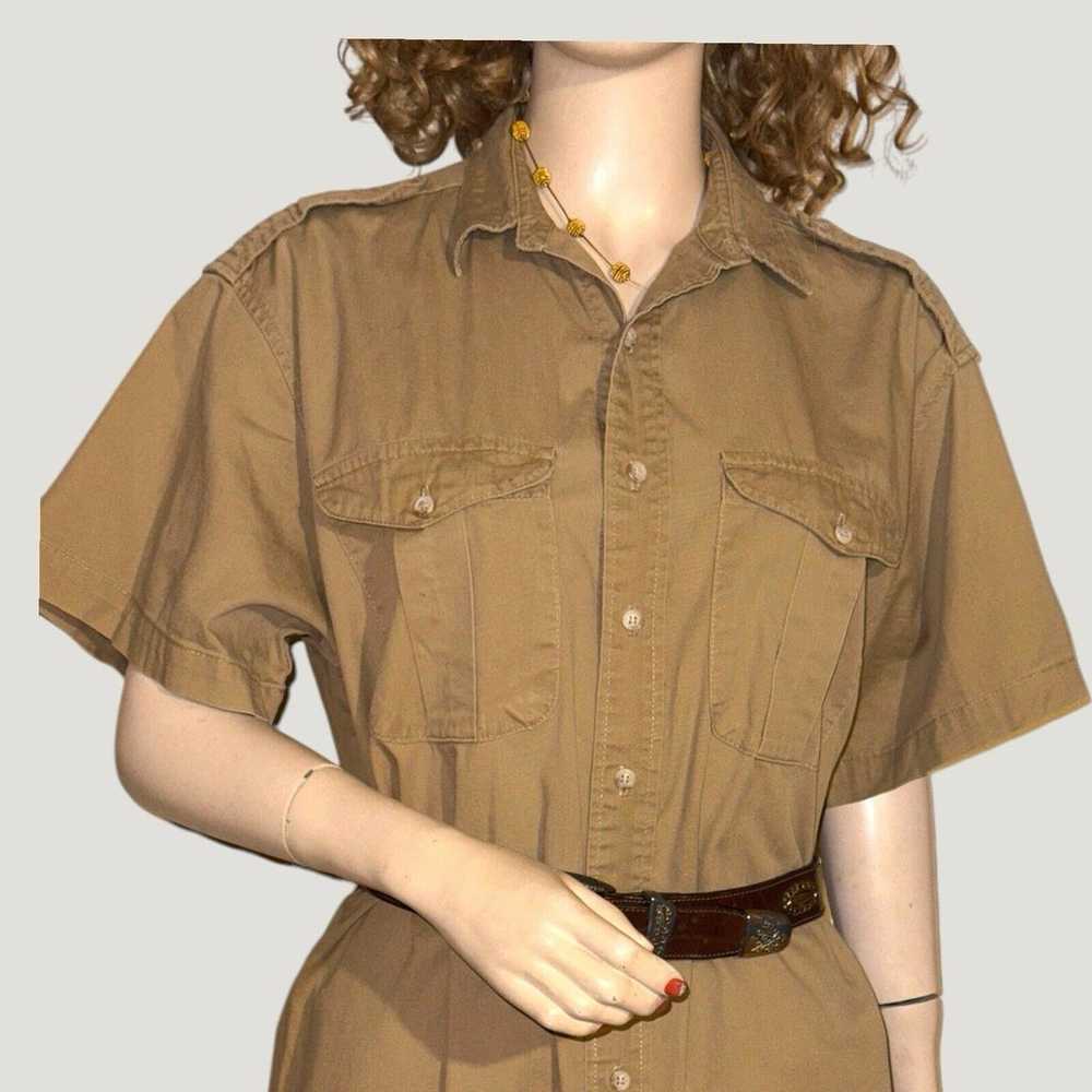 Vintage Ralph Lauren Khaki Safari Style Epaulette… - image 3