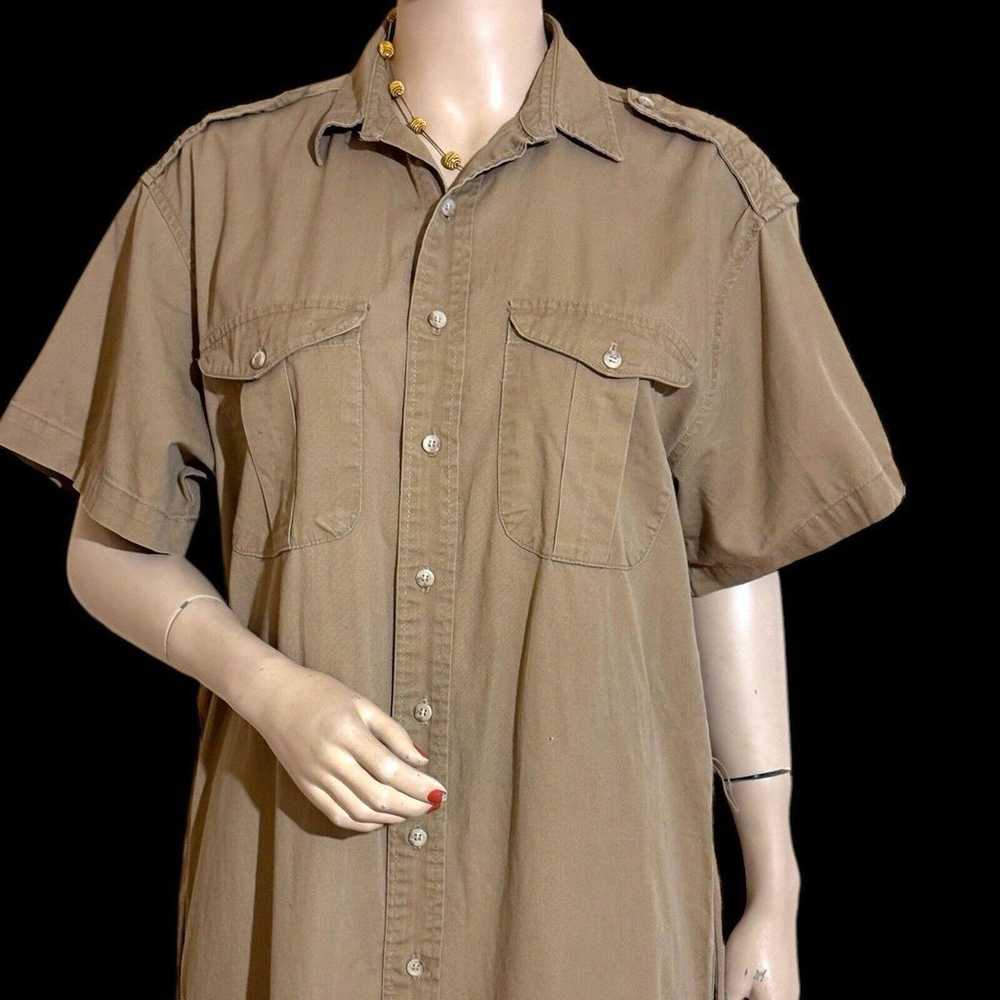 Vintage Ralph Lauren Khaki Safari Style Epaulette… - image 8