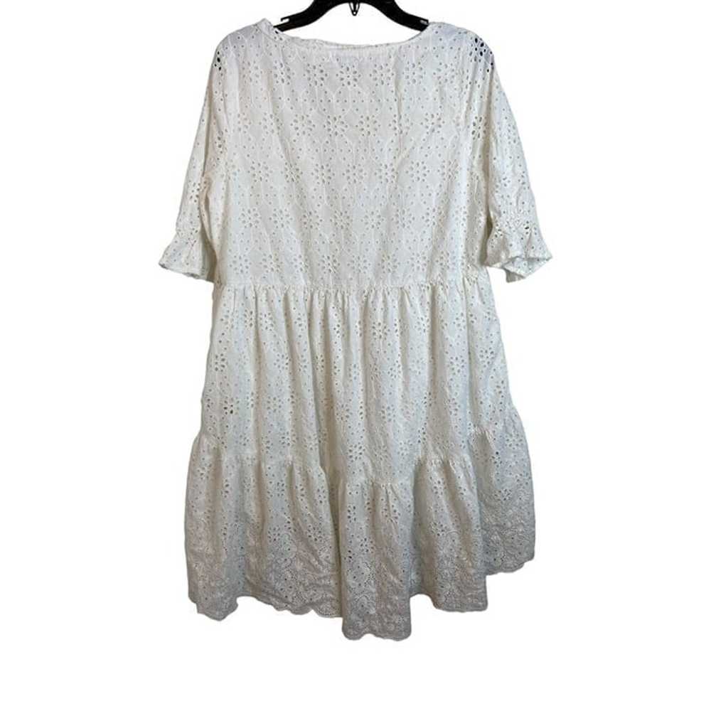 Sundance petite large Jasmine Tiered eyelet dress… - image 2