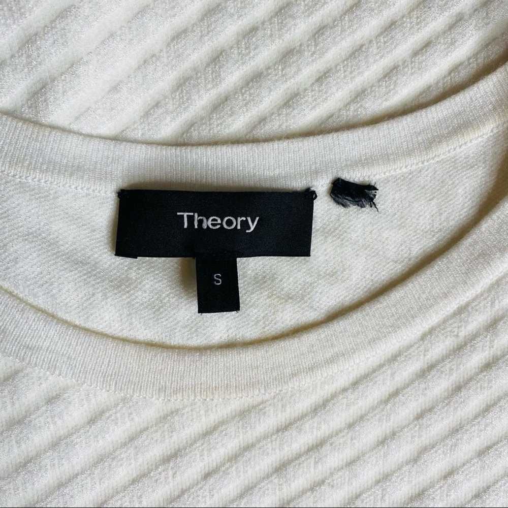 Theory Branteen O Reverie White Dress size Small - image 7