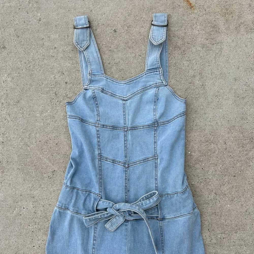 y2k hot kiss denim jumpsuit - image 2