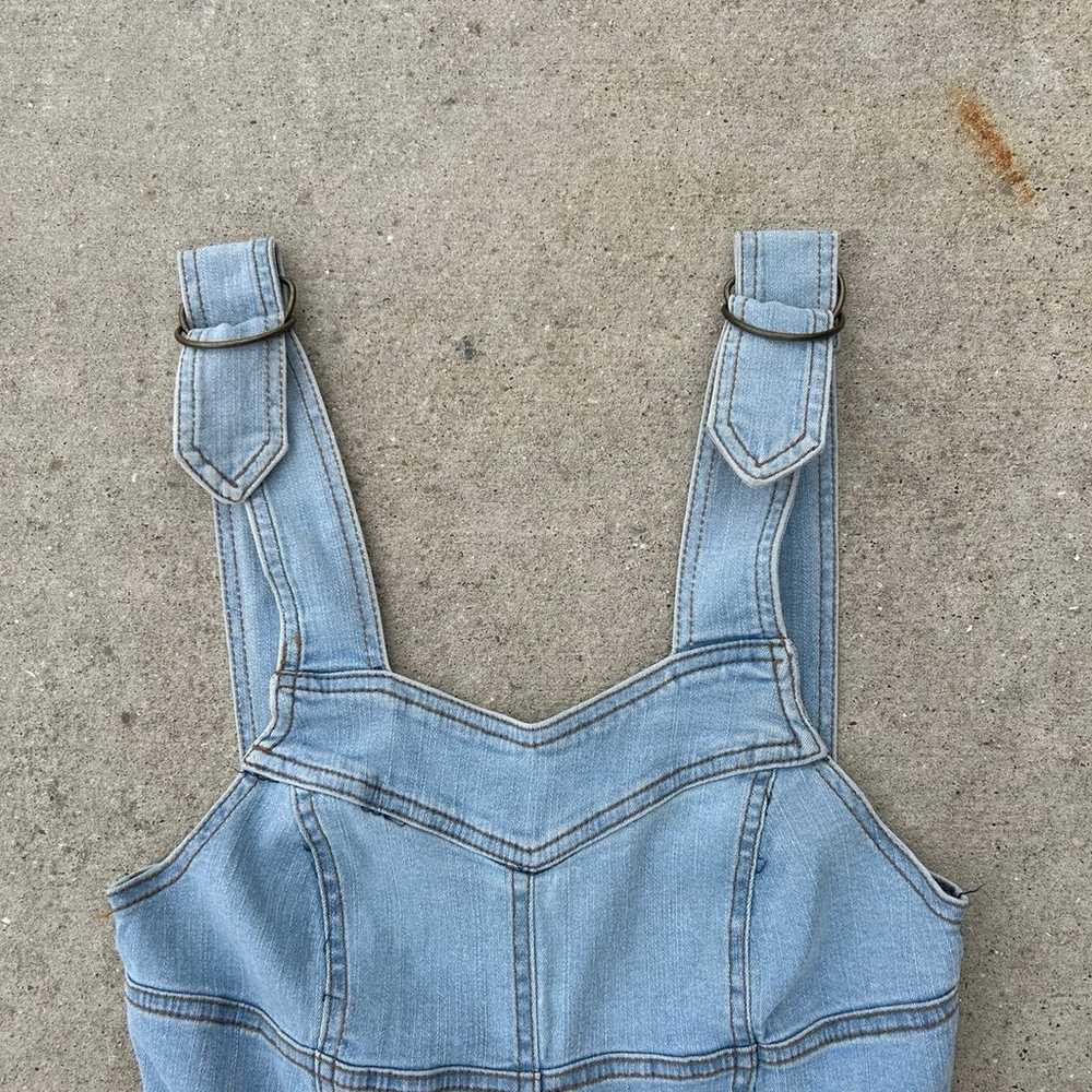 y2k hot kiss denim jumpsuit - image 3