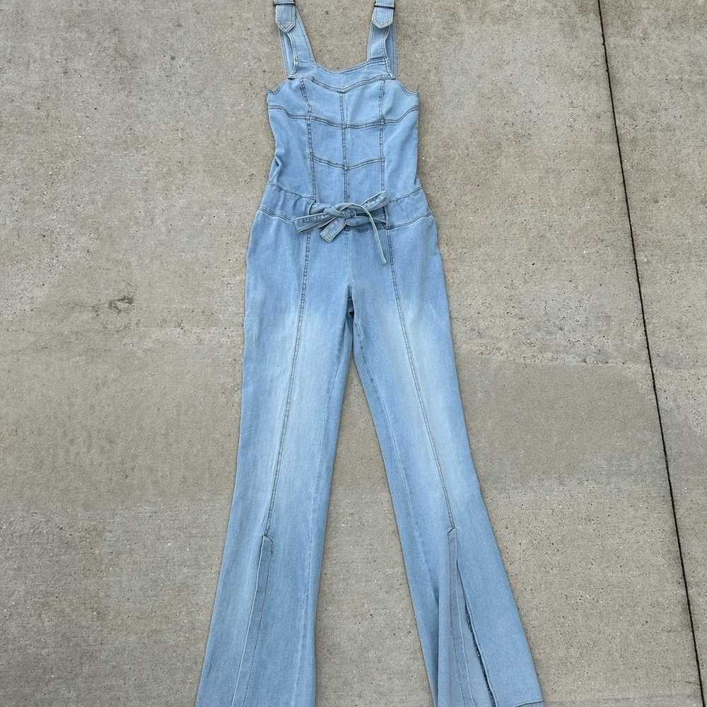 y2k hot kiss denim jumpsuit - image 5