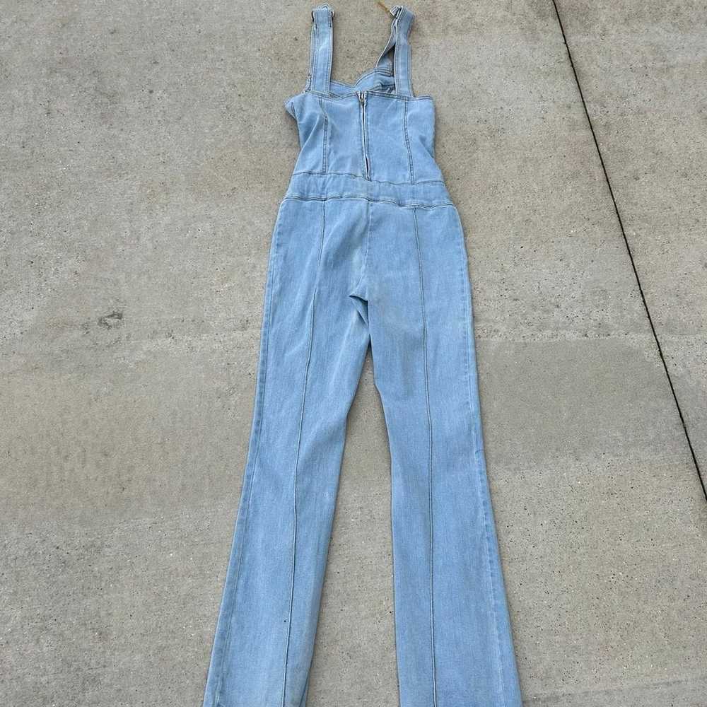 y2k hot kiss denim jumpsuit - image 6