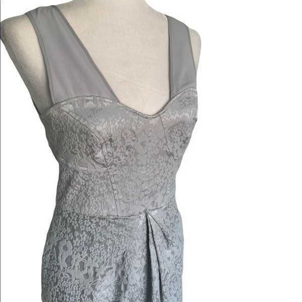 Walter Baker Silver Corset Top Mini Dress| Size M - image 5