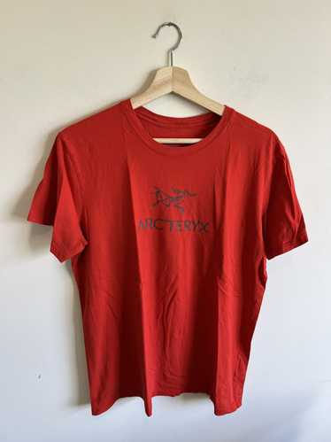 Arc'teryx T-Shirt Men’s XL Archaeopteryx 100% Cotton Crimson Red RARE!! online Big Logo