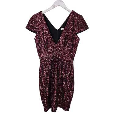 DRESS THE POPULATION Dress Womens Large Berry Zoe… - image 1