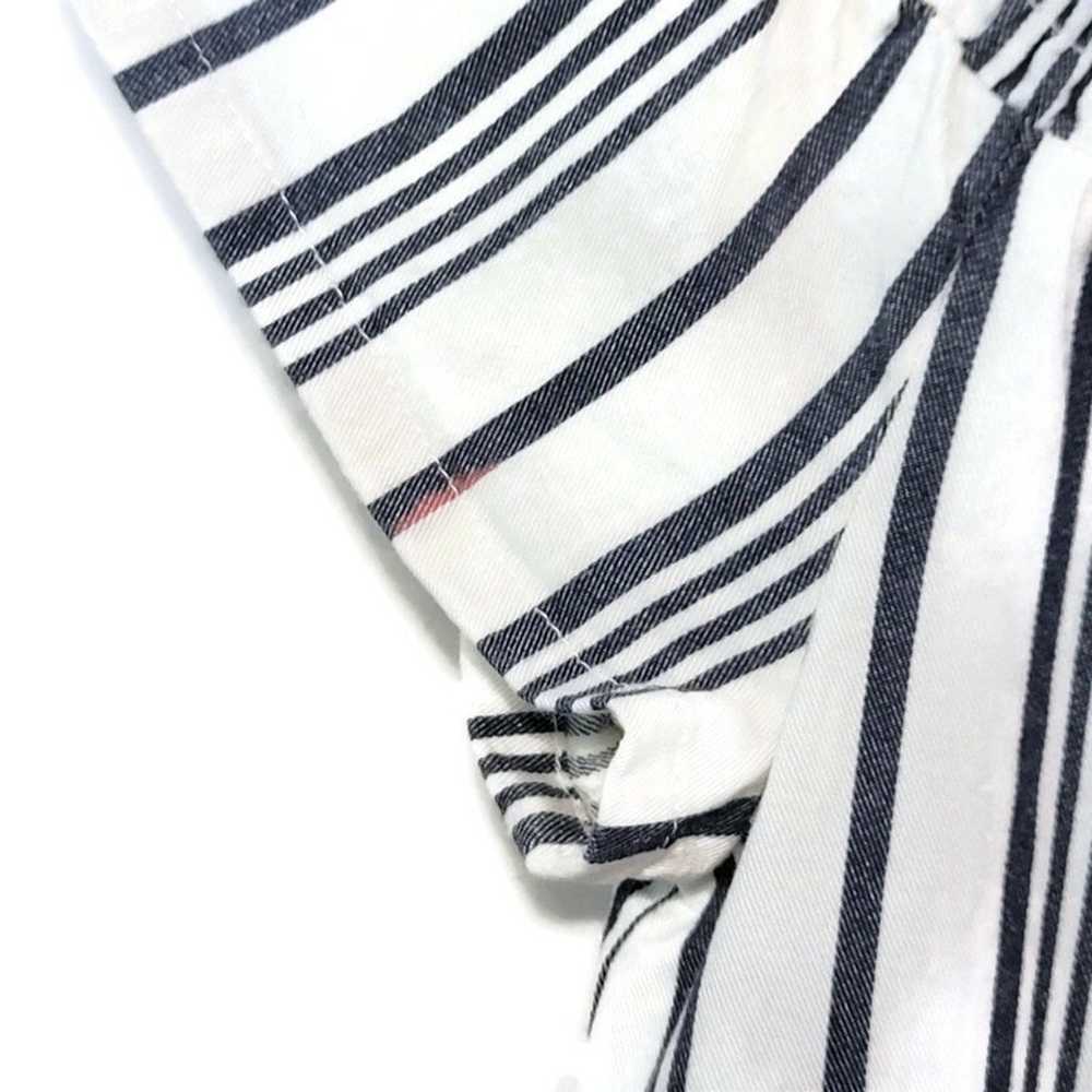 Marine Layer Short Sleeve Off The Shoulder Stripe… - image 4