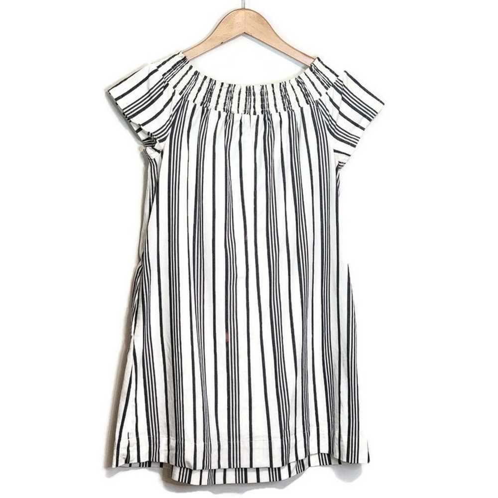 Marine Layer Short Sleeve Off The Shoulder Stripe… - image 7