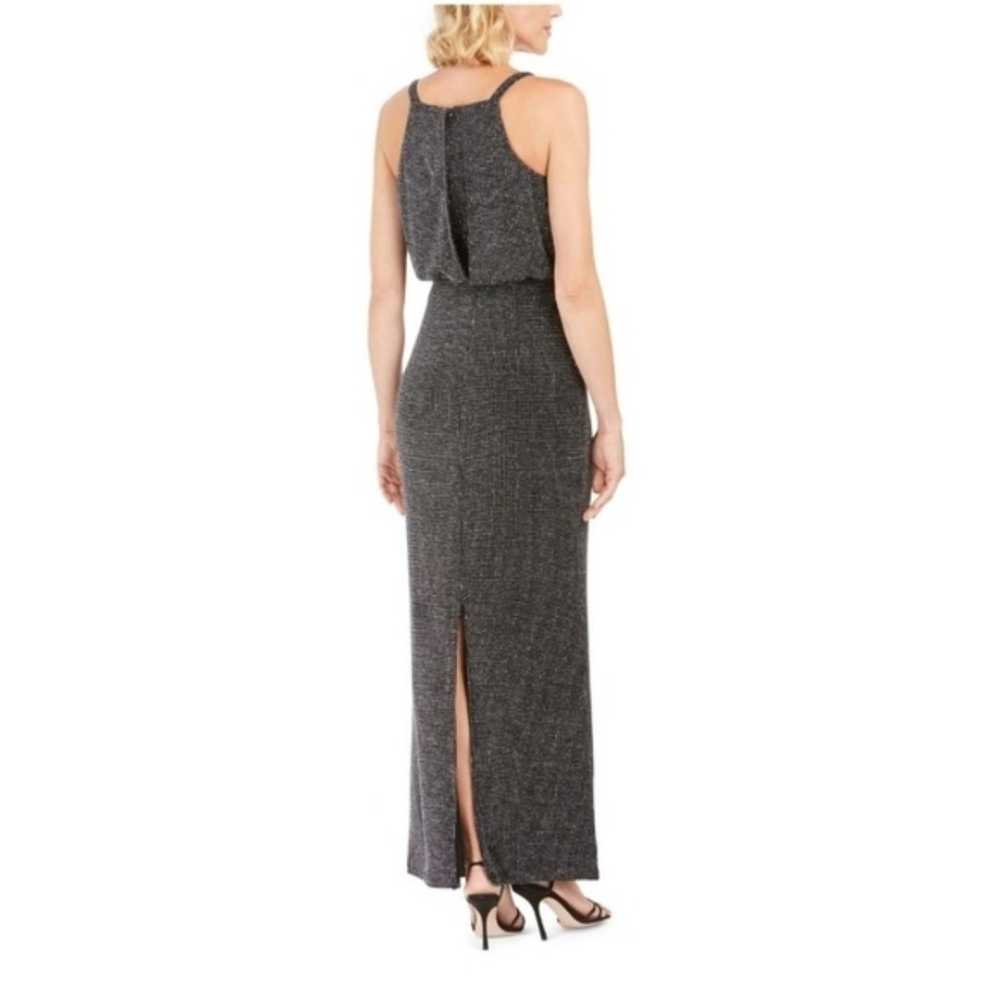 VINCE CAMUTO Black Glitter Knit Full-Length Eveni… - image 9