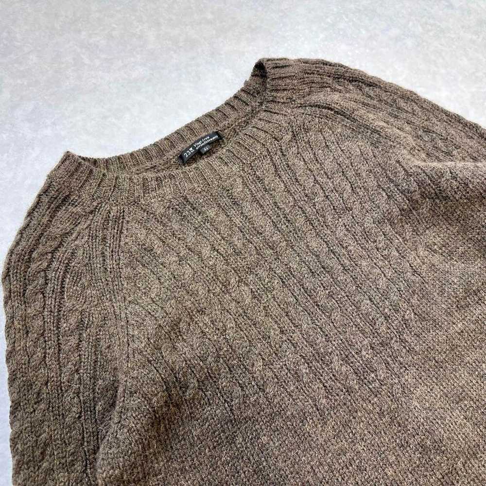 【Excellent condition】23区 Camel Blend Cable Knit D… - image 3