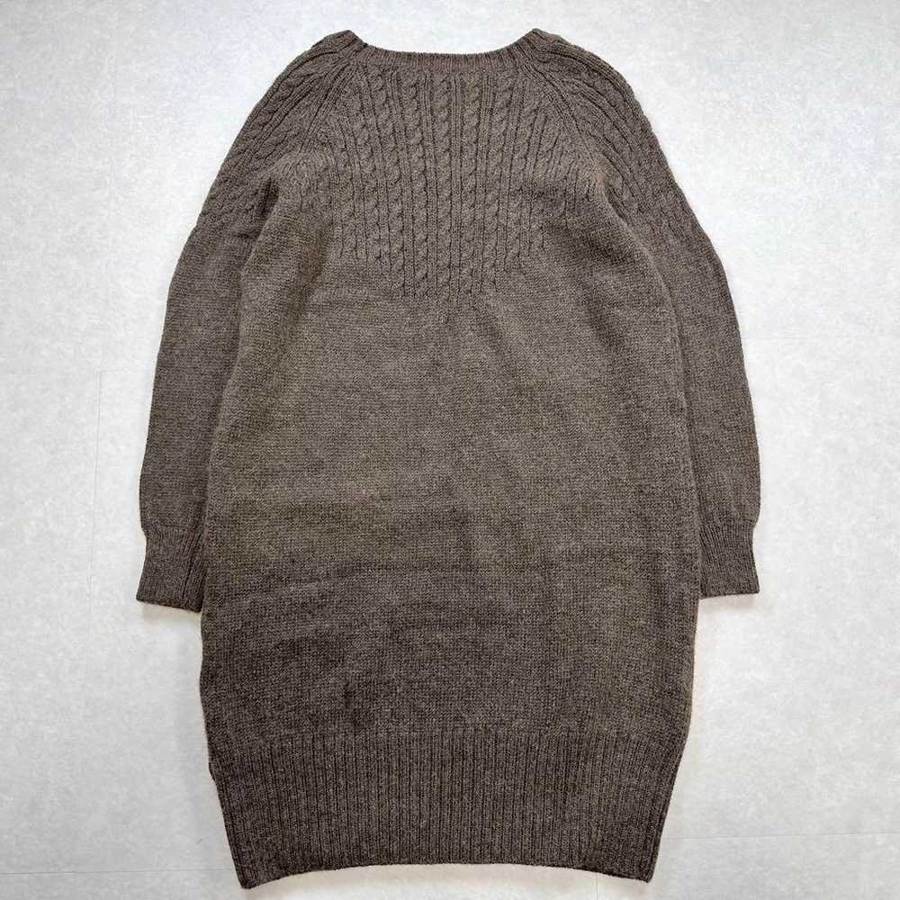 【Excellent condition】23区 Camel Blend Cable Knit D… - image 5