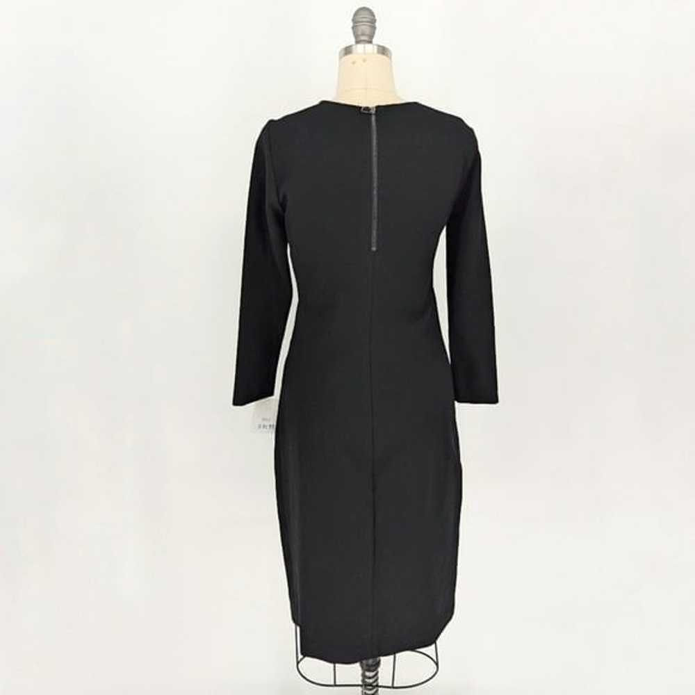 Vince Knit Shift Dress Black S long sleeves prepp… - image 2