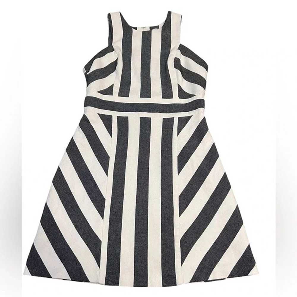 Milly Maya Striped Mini Dress Size 4 - image 1