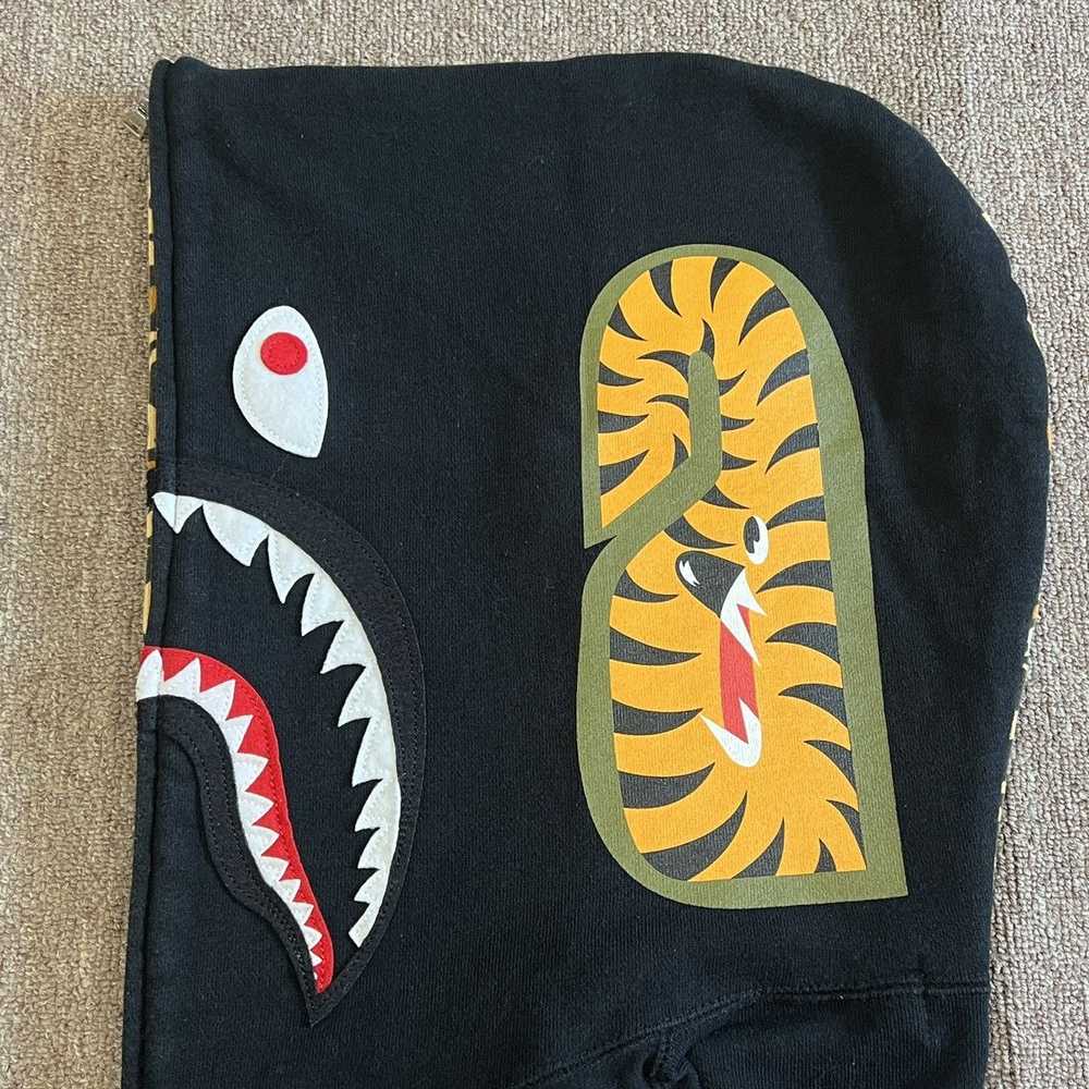 Bape Leopard Camo Shark Full Zip Hoodie - image 7