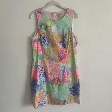 Lilly Pulitzer Mila Shift Dress Roar Of The Seas S