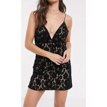 Free People Dangerous Love Lace Mini Dress 10