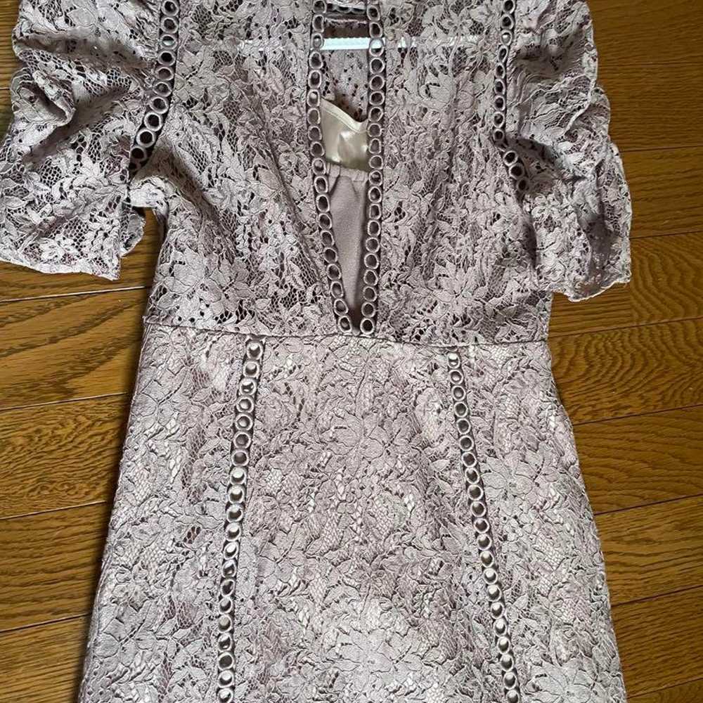 MERCURYDUO Ladder Lace Dress (Size M) (For Weddin… - image 3