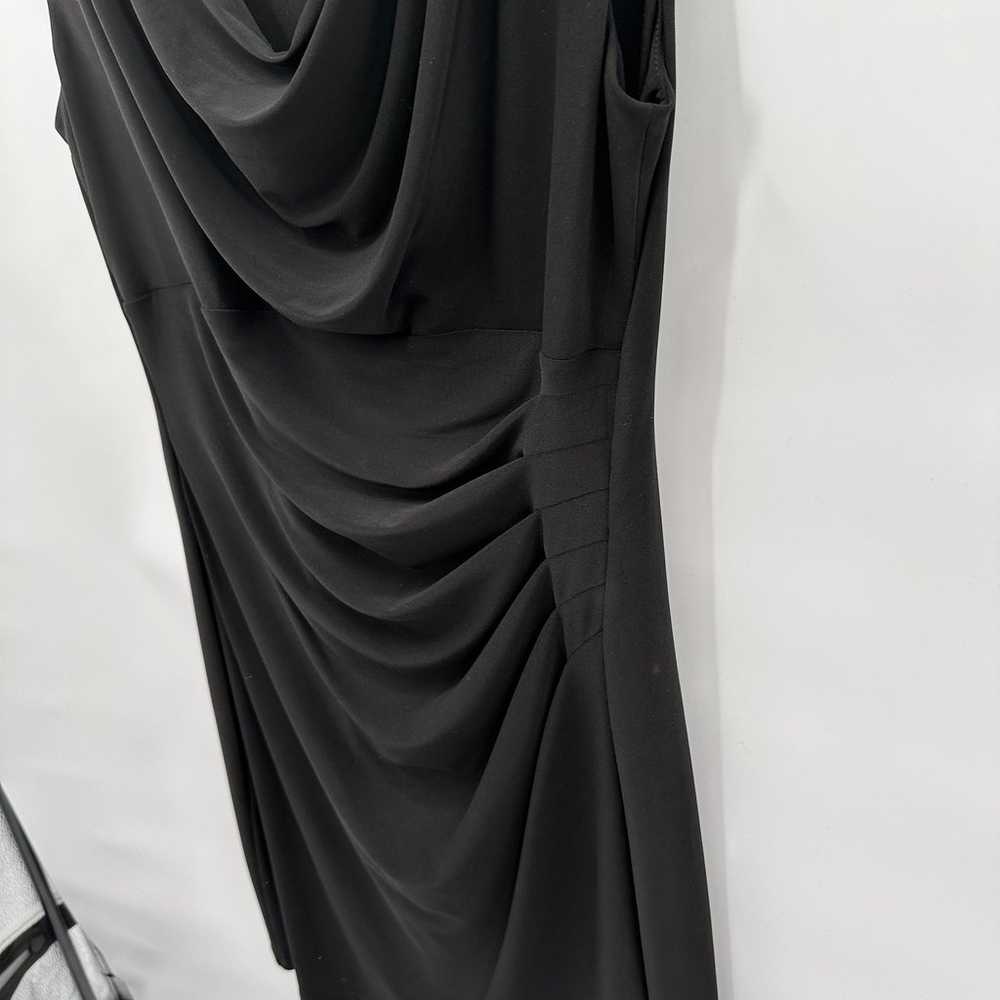 LAUREN RALPH LAUREN Stretch Jersey Black Drape Ne… - image 5